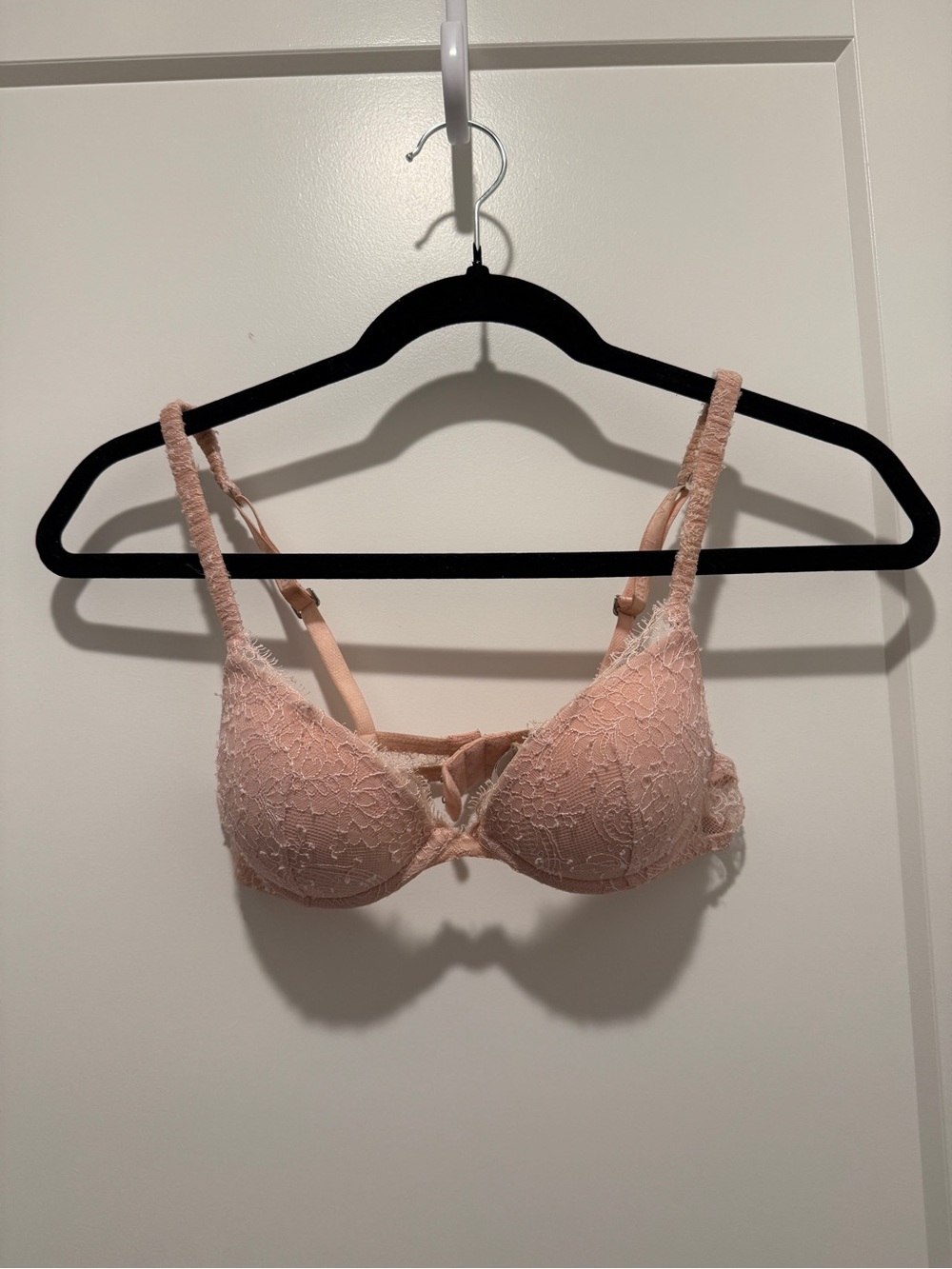 La Perla Lace Push-Up Bra in Blush Pink